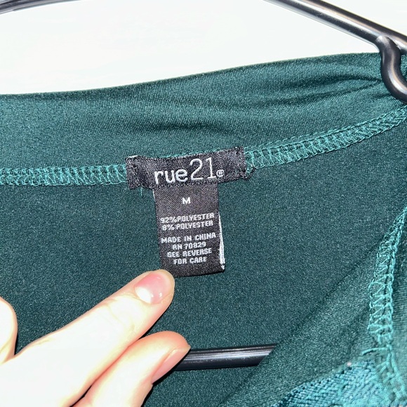 Rue 21 workout jacket. Fits like crop top. - Picture 2 of 3